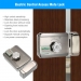 Electronic-Access-Control-RIM-RFID-Door-lock-1000-Users-Silver